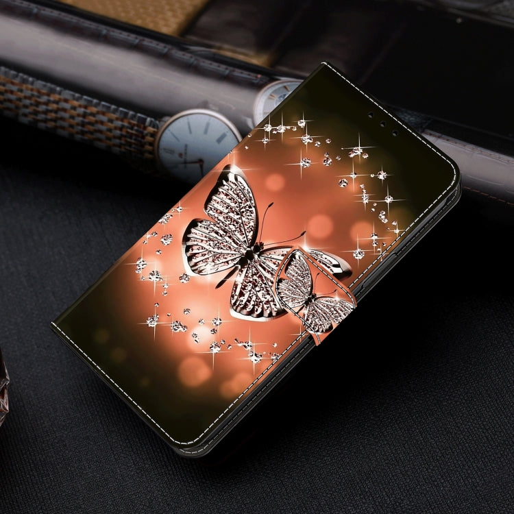 For Motorola Moto G24 Crystal 3D Shockproof Protective Leather Phone Case(Crystal Butterfly) - Motorola Cases by PMC TechLife | Online Shopping South Africa | PMC TechLife | Buy Now Pay Later Mobicred