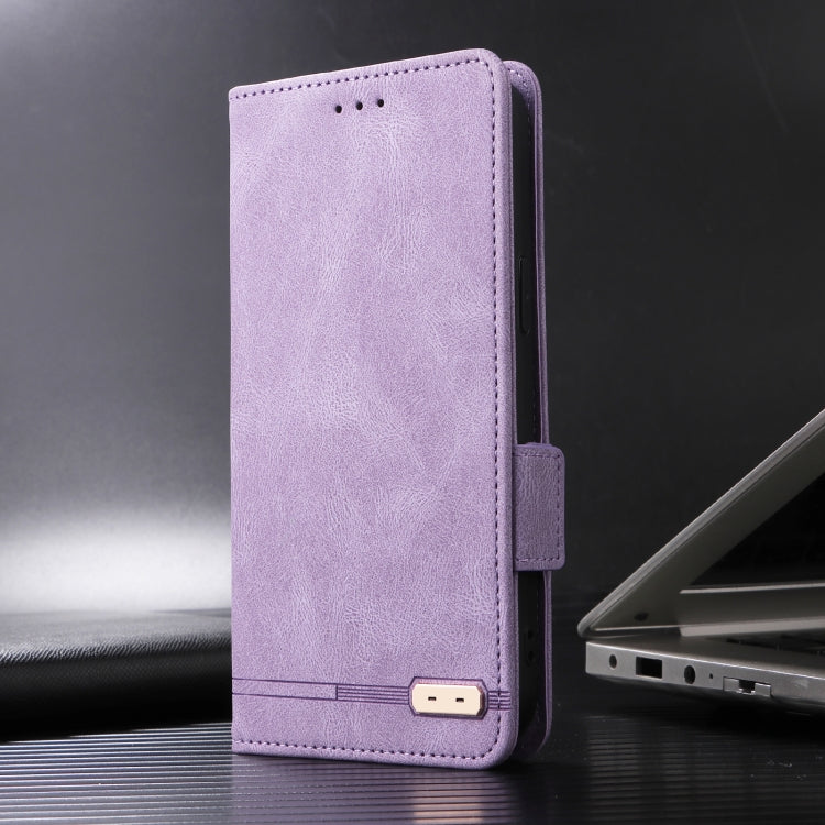 For Sony Xperia 1 VI 2024 Magnetic Clasp Leather Phone Case(Purple) - Sony Cases by PMC Jewellery | Online Shopping South Africa | PMC Jewellery | Buy Now Pay Later Mobicred