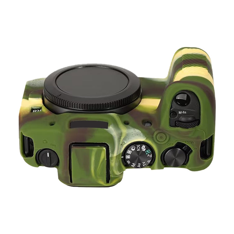 For Canon EOS R8 Soft Silicone Protective Case(Camouflage) - Protective Case by PMC TechLife | Online Shopping South Africa | PMC TechLife | Buy Now Pay Later Mobicred