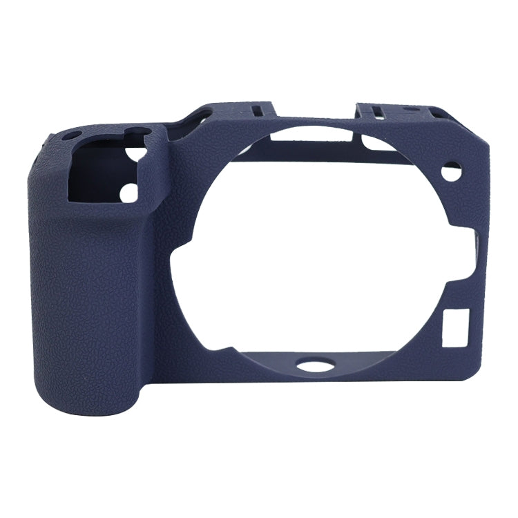 For Nikon Z 30 Soft Silicone Protective Case with Lens Cover(Dark Blue) - Protective Case by PMC TechLife | Online Shopping South Africa | PMC TechLife | Buy Now Pay Later Mobicred