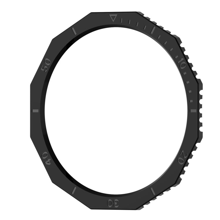 For Samsung Galaxy Watch6 Classic 47mm R960 Solid Color Watch Time Steel Bezel Ring(Black) - Watch Cases by PMC TechLife | Online Shopping South Africa | PMC TechLife | Buy Now Pay Later Mobicred