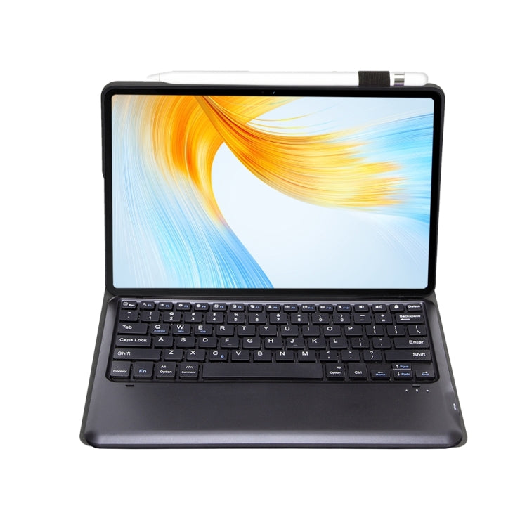 For Lenovo Xiaoxin Pad Pro 12.7 inch AM24 TPU Ultra-thin Detachable Bluetooth Keyboard Tablet Leather Case(Black) - Lenovo Keyboard by PMC TechLife | Online Shopping South Africa | PMC TechLife
