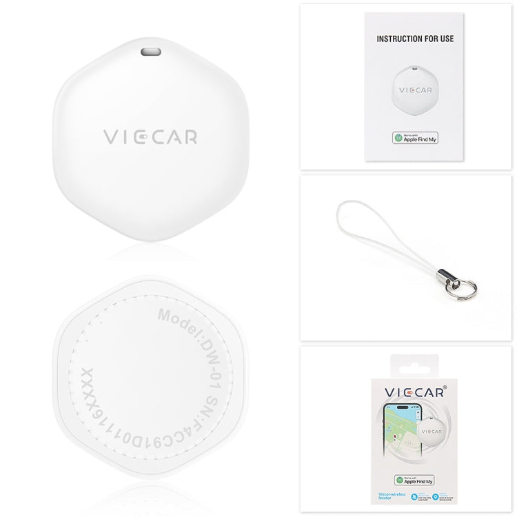 VIECAR DW01 Car Key Anti-lost Detection Wireless Location Tracker - Car Tracker by PMC TechLife | Online Shopping South Africa | PMC TechLife | Buy Now Pay Later Mobicred