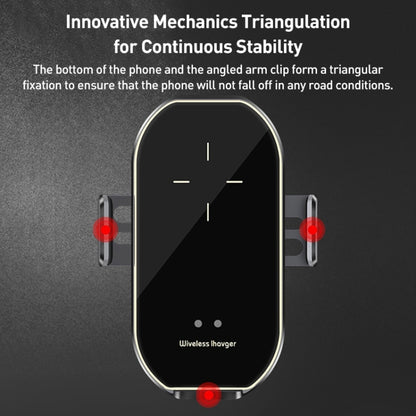 A7 Infrared lnduction Wireless Fast Charging Air Outlet Car Holder(Gold) - Wireless Charger Holders by PMC Jewellery | Online Shopping South Africa | PMC Jewellery | Buy Now Pay Later Mobicred