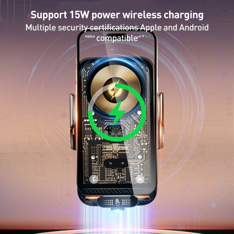 C05 Automatic Alignment Wireless Fast Charging Air Outlet Car Holder(Black) - free shipping - PMC TechLife - Order now!