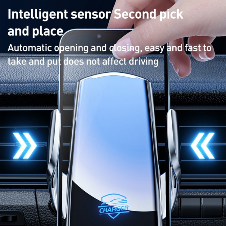Q3S Infrared lnduction Wireless Fast Charging Air Outlet Car Holder(Black) - Wireless Charger Holders by PMC TechLife | Online Shopping South Africa | PMC TechLife | Buy Now Pay Later Mobicred