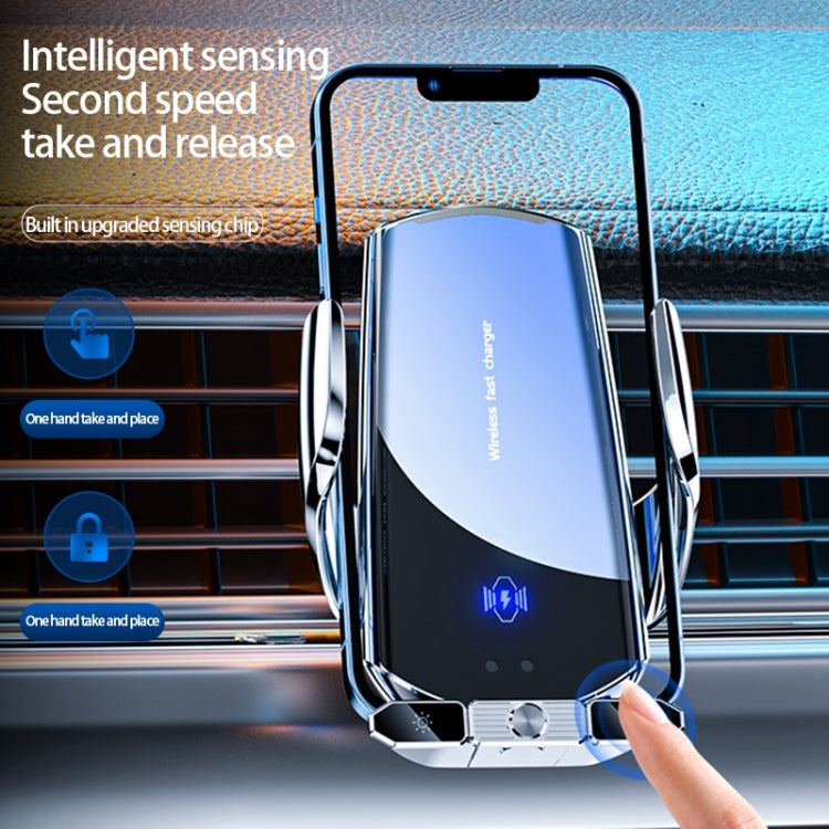 Q88 Infrared lnduction Wireless Fast Charging Air Outlet Car Holder(Black) - Wireless Charger Holders by PMC TechLife | Online Shopping South Africa | PMC TechLife | Buy Now Pay Later Mobicred
