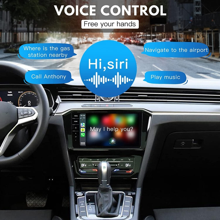 USB + USB-C / Type-C Wired to Wireless Carplay Adapter(Black) - free shipping - PMC TechLife - Order now!