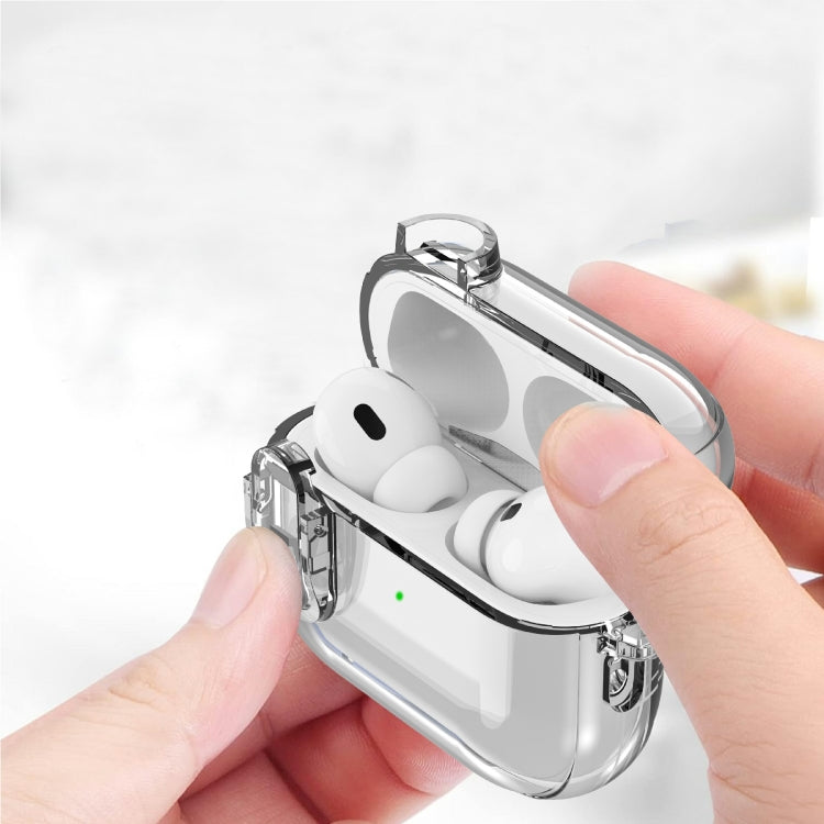 For AirPods Pro 2 Ice Crystals Shockproof Earphone Protective Case(Pink) - free shipping - PMC Jewellery - Order now!