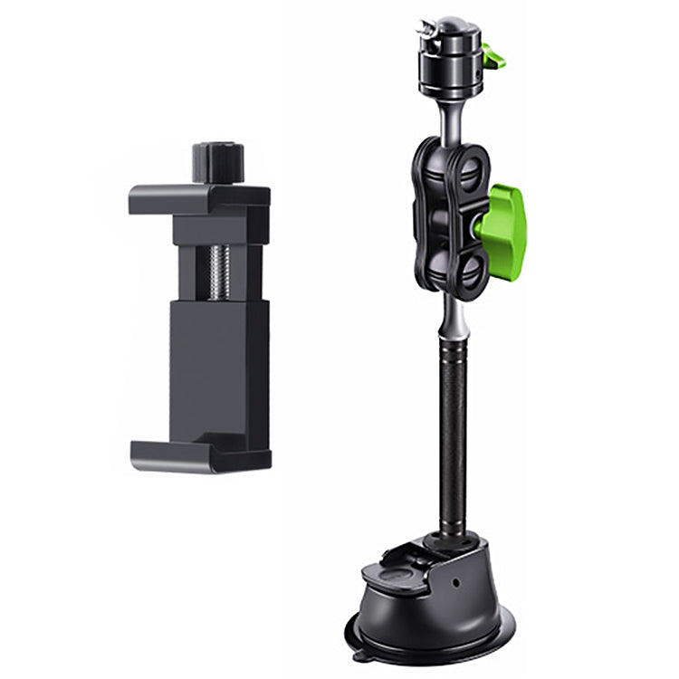 Single Suction Cup Pea Clamp Arm Holder 33cm with Knob Phone Clamp - Car Holders by PMC TechLife | Online Shopping South Africa | PMC TechLife | Buy Now Pay Later Mobicred