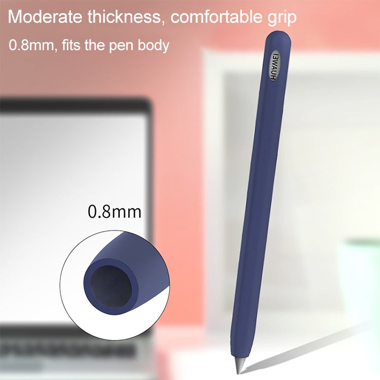 For Huawei M-pencil Stylus Touch Pen Integrated Non-slip Silicone Protective Cover(Light Purple) - Pencil Accessories by PMC Jewellery | Online Shopping South Africa | PMC Jewellery | Buy Now Pay Later Mobicred