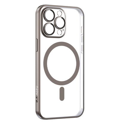 For iPhone 15 Pro Max TOTUDESIGN PC-3 Series MagSafe Electroplating TPU Phone Case(Gray) - iPhone 15 Pro Max Cases by TOTUDESIGN | Online Shopping South Africa | PMC Jewellery | Buy Now Pay Later Mobicred