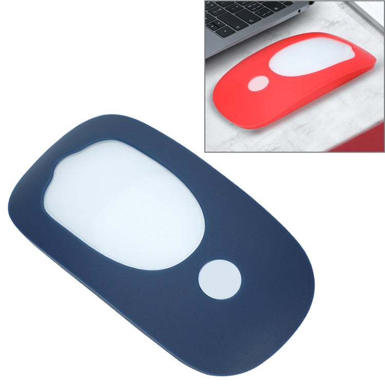 For Apple Magic Mouse 1 / 2 Mouse Silicone Protective Case(Midnight Blue) - Protective Bags by PMC Jewellery | Online Shopping South Africa | PMC Jewellery | Buy Now Pay Later Mobicred