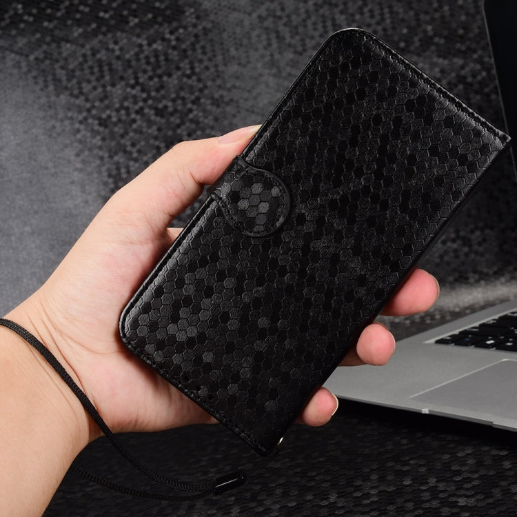 For vivo Y38 5G / Y200i Honeycomb Dot Texture Leather Phone Case(Black) - vivo Cases by PMC TechLife | Online Shopping South Africa | PMC TechLife | Buy Now Pay Later Mobicred