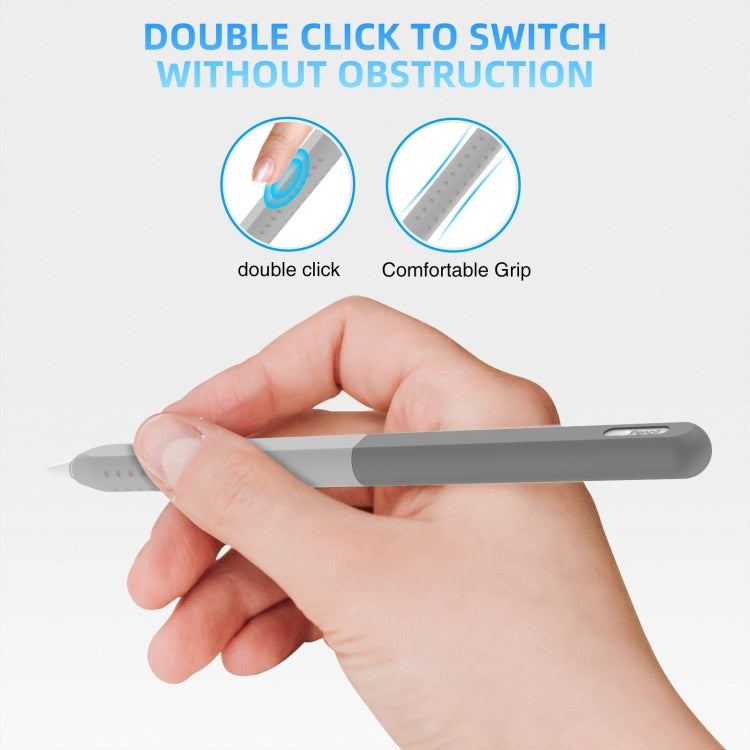 For Apple Pencil 2 / Pro DUX DUCIS Detachable Gradient Colorful Stylus Case(Gradient Grey) - free shipping - PMC Jewellery - Order now!