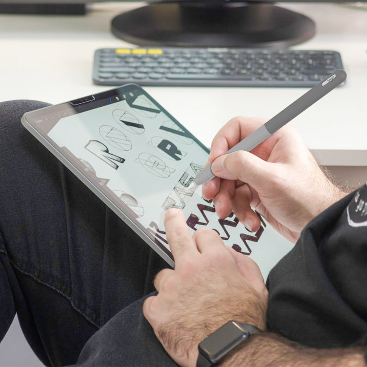 For Apple Pencil 2 / Pro DUX DUCIS Detachable Gradient Colorful Stylus Case(Gradient Grey) - free shipping - PMC Jewellery - Order now!