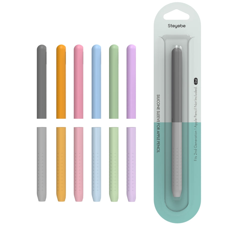 For Apple Pencil 2 / Pro DUX DUCIS Detachable Gradient Colorful Stylus Case(Gradient Grey) - free shipping - PMC Jewellery - Order now!