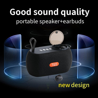 T&G TG810 2 in 1 Portable Outdoor Speaker + Mini Wireless Bluetooth Earphone(Red) - Mini Speaker by T&G | Online Shopping South Africa | PMC Jewellery | Buy Now Pay Later Mobicred