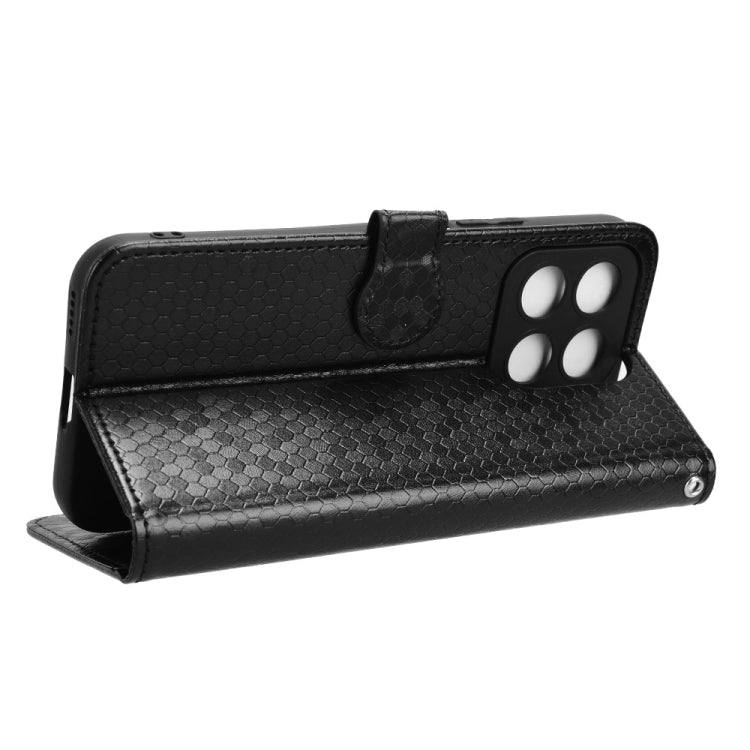 For Honor X8b Honeycomb Dot Texture Leather Phone Case(Black) - free shipping - PMC TechLife - Order now!