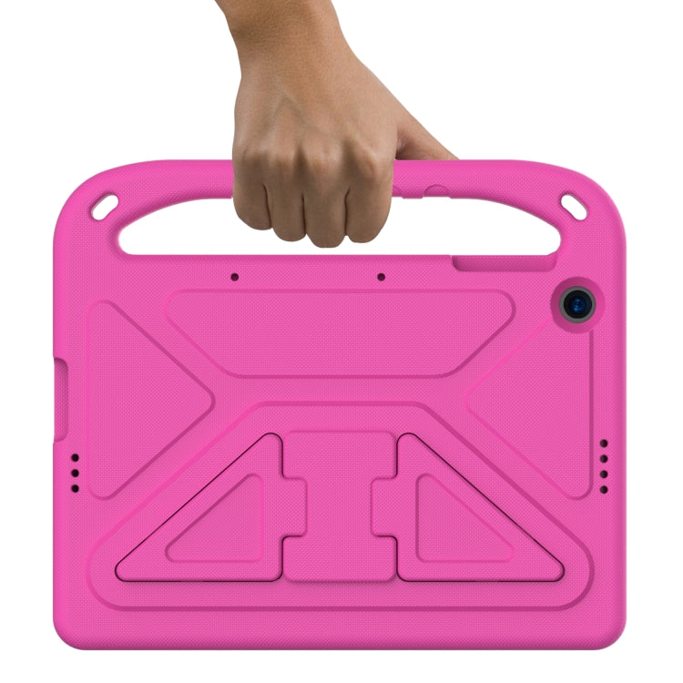 For Honor Pad X8 Handle Portable EVA Shockproof Tablet Case(Rose Red) - Honor by PMC TechLife | Online Shopping South Africa | PMC TechLife | Buy Now Pay Later Mobicred