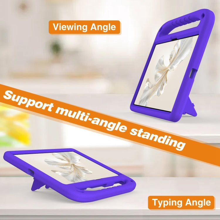 For Honor Pad 9 Handle Portable EVA Shockproof Tablet Case(Purple) - Honor by PMC TechLife | Online Shopping South Africa | PMC TechLife | Buy Now Pay Later Mobicred