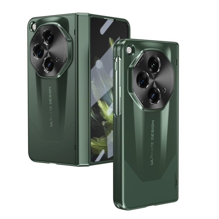 For OPPO Find N3 / OnePlus Open Integrated Frosted Electroplating Full Coverage Phone Case(Green) - OnePlus Cases by PMC TechLife | Online Shopping South Africa | PMC TechLife | Buy Now Pay Later Mobicred