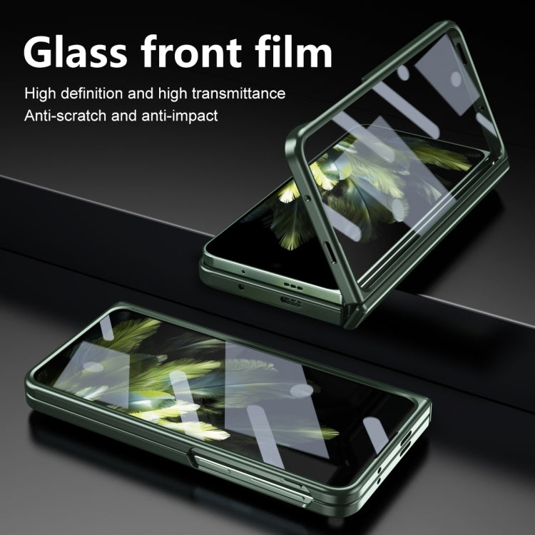 For OPPO Find N3 / OnePlus Open Integrated Frosted Electroplating Full Coverage Phone Case(Green) - OnePlus Cases by PMC TechLife | Online Shopping South Africa | PMC TechLife | Buy Now Pay Later Mobicred