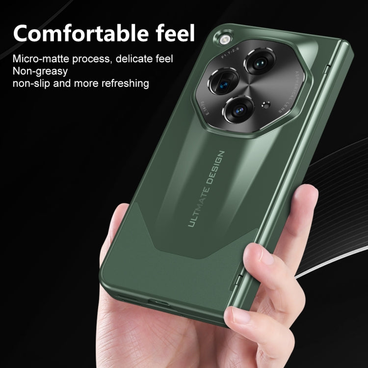 For OPPO Find N3 / OnePlus Open Integrated Frosted Electroplating Full Coverage Phone Case with Pen/Pen Slots(Red) - free shipping - PMC TechLife - Order now!