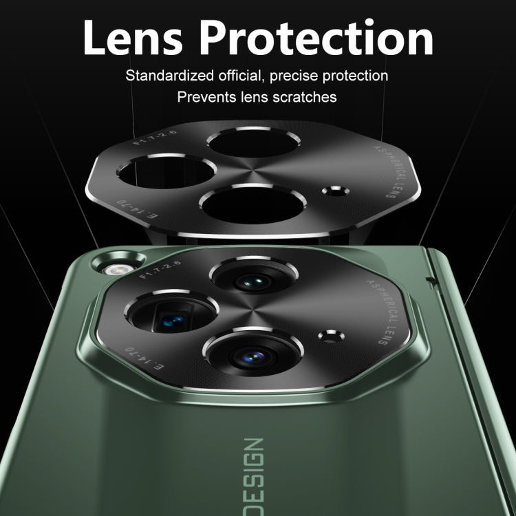 For OPPO Find N3 / OnePlus Open Integrated Frosted Electroplating Full Coverage Phone Case with Pen/Pen Slots(Green) - OnePlus Cases by PMC TechLife | Online Shopping South Africa | PMC TechLife | Buy Now Pay Later Mobicred