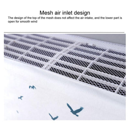 Do Not Take Dust-proof And Anti Direct Blowing Simple Wind Hanging Machine Air Conditioner Moon Cover, Size:Width 92 × Thickness 20 × Height 90cm(Green Leaf) - Dust Covers by PMC Jewellery | Online Shopping South Africa | PMC Jewellery | Buy Now Pay Later Mobicred