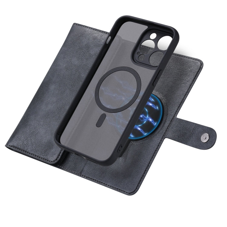 For iPhone 13 Pro Max ViLi GV Series MagSafe Magnetic Zipper Leather Phone Case(Black) - free shipping - PMC Jewellery - Order now!