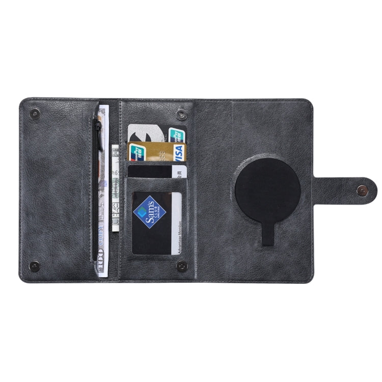 For iPhone 14 Plus ViLi GV Series MagSafe Magnetic Zipper Leather Phone Case(Black) - free shipping - PMC Jewellery - Order now!