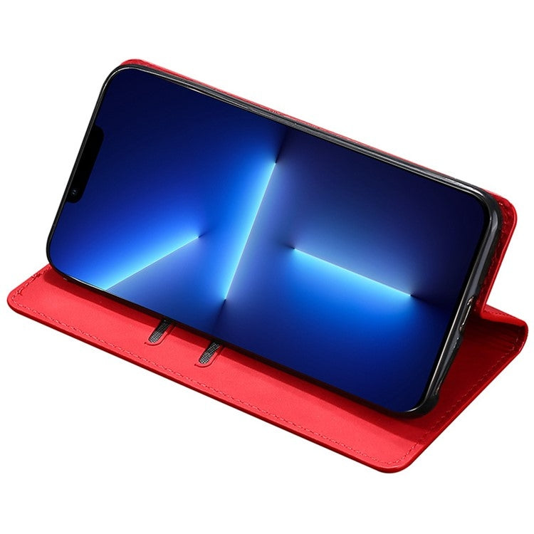 For Honor Magic6 Pro Skin Feel Magnetic Leather Phone Case(Red) - free shipping - PMC Jewellery - Order now!