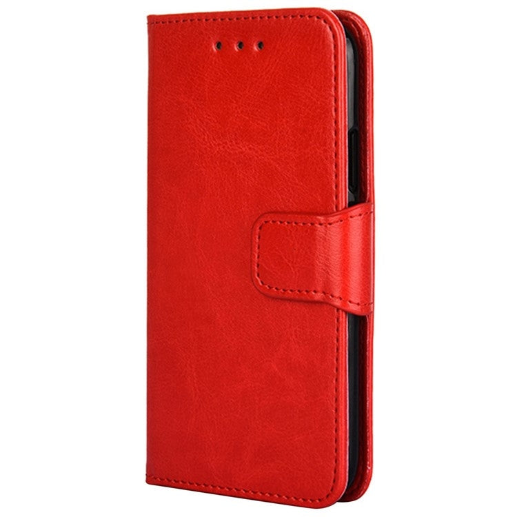 For Motorola Moto G Play 4G 2024 Crystal Texture Leather Phone Case(Red) - Motorola Cases by PMC Jewellery | Online Shopping South Africa | PMC Jewellery | Buy Now Pay Later Mobicred
