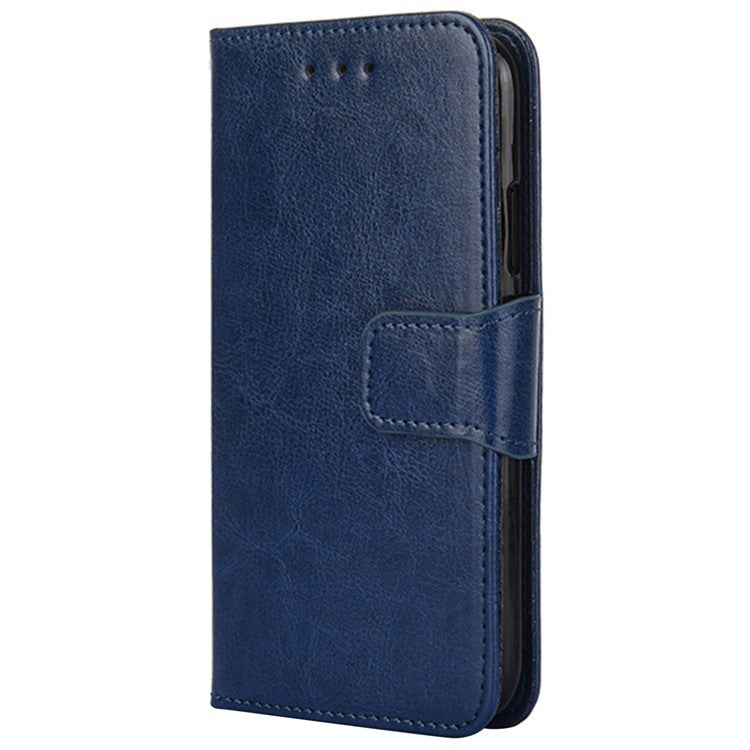 For Motorola Moto G Play 4G 2024 Crystal Texture Leather Phone Case(Royal Blue) - Motorola Cases by PMC Jewellery | Online Shopping South Africa | PMC Jewellery | Buy Now Pay Later Mobicred