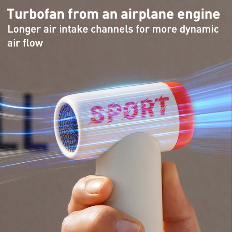 DC01 Mini Handheld High-speed Electric Fan(White) - Electric Fans by PMC TechLife | Online Shopping South Africa | PMC TechLife | Buy Now Pay Later Mobicred