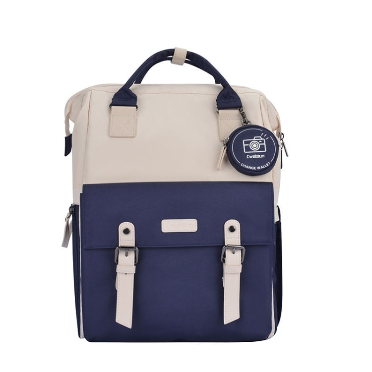 Cwatcun D87 Color Matching Camera Backpack Large Capacity Photography Bag, Size:38 x 31 x 20cm Small(Blue) - free shipping - PMC TechLife - Order now!
