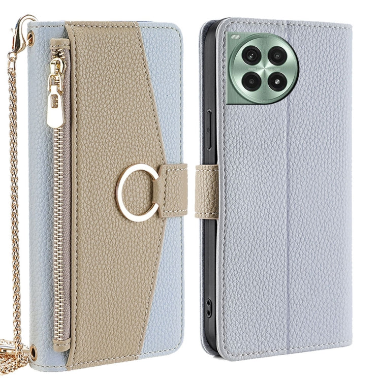 For OnePlus Ace 3 Pro 5G Crossbody Litchi Texture Leather Phone Case(Blue) - OnePlus Cases by PMC TechLife | Online Shopping South Africa | PMC TechLife | Buy Now Pay Later Mobicred