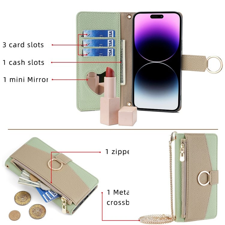 For Nokia G42 5G Crossbody Litchi Texture Leather Phone Case(Green) - free shipping - PMC TechLife - Order now!