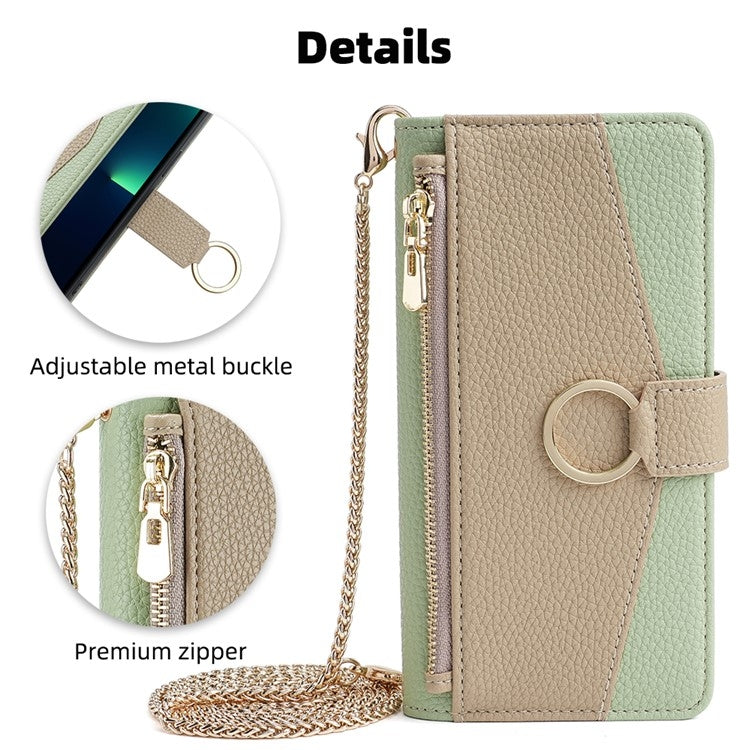 For Nokia C02 TA-1522 Crossbody Litchi Texture Leather Phone Case(Green) - Nokia Cases by PMC TechLife | Online Shopping South Africa | PMC TechLife | Buy Now Pay Later Mobicred