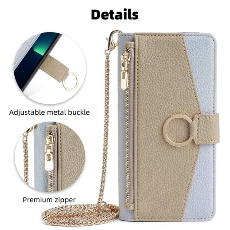 For Honor 80 Pro Crossbody Litchi Texture Leather Phone Case(Blue) - Honor Cases by PMC TechLife | Online Shopping South Africa | PMC TechLife | Buy Now Pay Later Mobicred