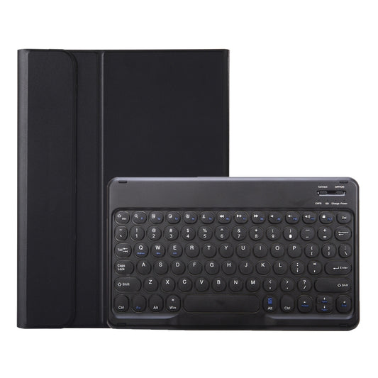 For Samsung Galaxy Tab A9+ X210/X215/X215 YA09B Candy Color TPU Round Keycap Bluetooth Keyboard Leather Case with Pen Slot(Black) - Samsung Keyboard by PMC Jewellery | Online Shopping South Africa | PMC Jewellery