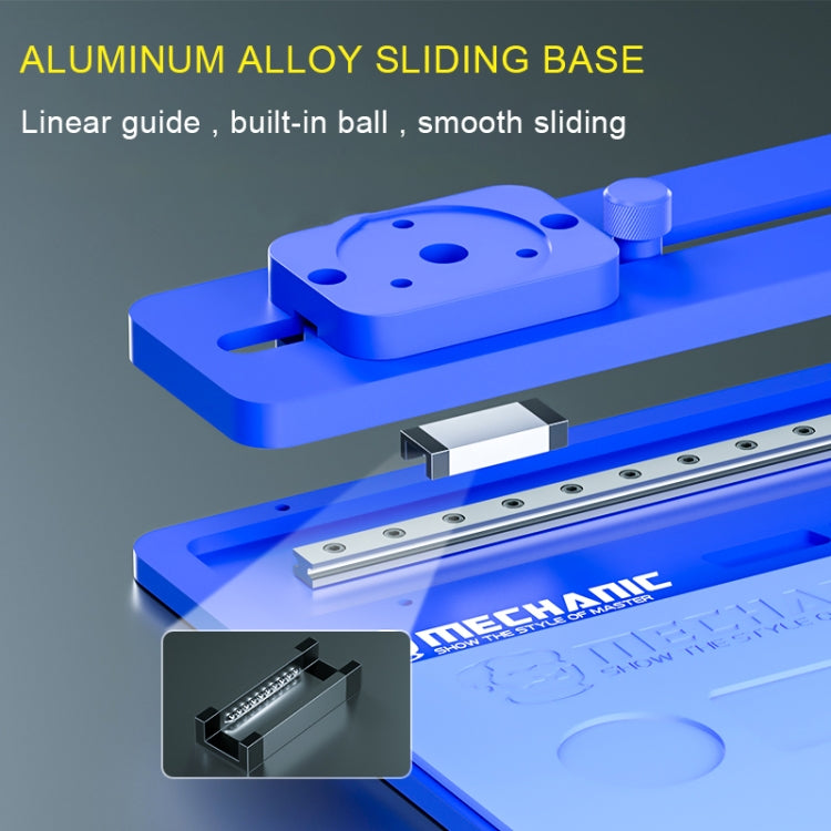 Mechanic imat Max-air Microscope Aluminum Alloy Sliding Base - Microscope Magnifier Series by MECHANIC | Online Shopping South Africa | PMC TechLife | Buy Now Pay Later Mobicred