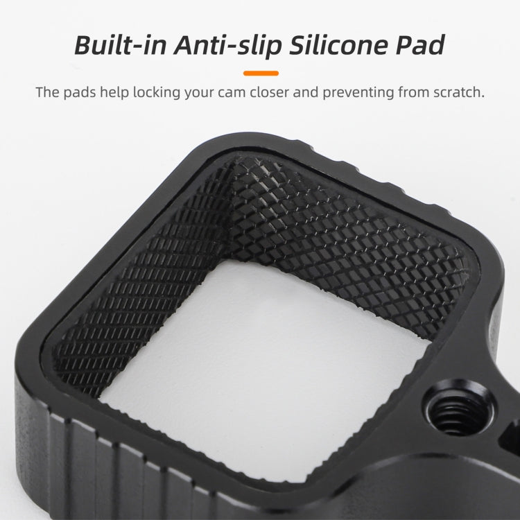 For DJI OSMO Pocket 3 Metal Expansion Bracket Adapter Frame Holder with Screw(Black) - Mount & Holder by Sunnylife | Online Shopping South Africa | PMC TechLife | Buy Now Pay Later Mobicred