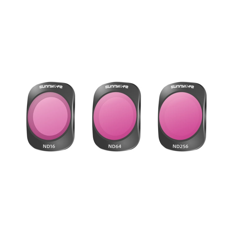 For DJI OSMO Pocket 3 Sunnylife Camera Lens Magnetic Metal Filter, Filter:3 in 1 ND16/64/256 - free shipping - PMC TechLife - Order now!