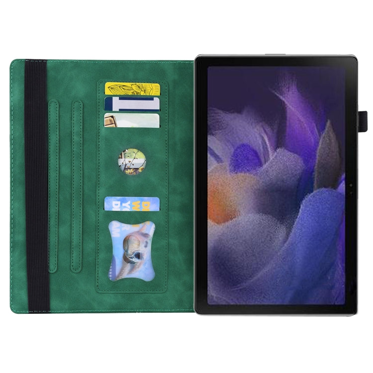 For Lenovo Tab M11 / Xiaoxin Pad 11 2024 Business Shockproof Horizontal Flip Leather Tablet Case(Green) - Lenovo by PMC Jewellery | Online Shopping South Africa | PMC Jewellery | Buy Now Pay Later Mobicred