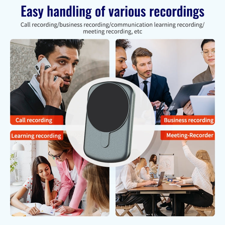 JNN A1 Strong Magnetic Mobile Call Voice Recorder, Memory:16GB(Black) - Recording Pen by JNN | Online Shopping South Africa | PMC TechLife | Buy Now Pay Later Mobicred