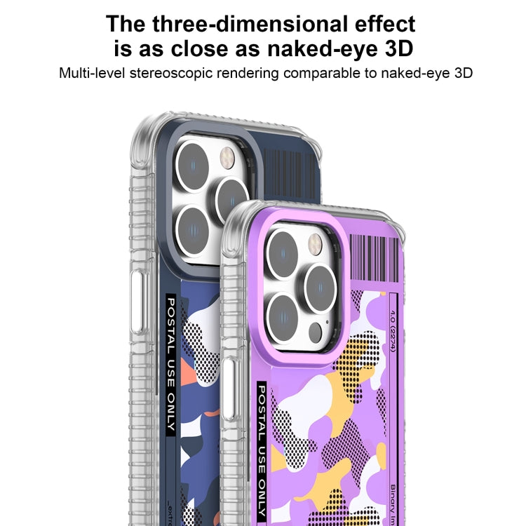 For iPhone 15 Pro Max Mutural Billboard Series Phone Case(Sky Blue) - free shipping - PMC Jewellery - Order now!