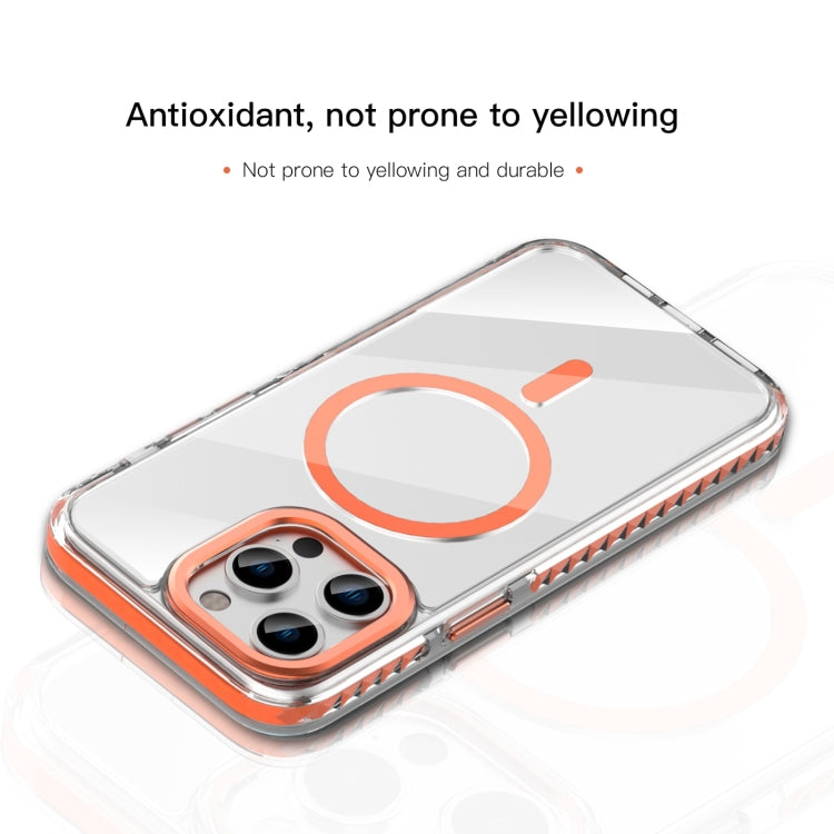 For iPhone 15 Pro Max Mutural Cushion Series MagSafe Magnetic Phone Case(Purple) - free shipping - PMC TechLife - Order now!