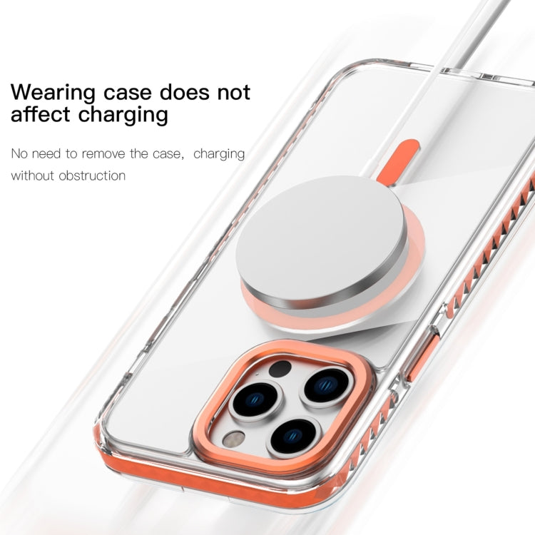 For iPhone 15 Pro Max Mutural Cushion Series MagSafe Magnetic Phone Case(Purple) - free shipping - PMC TechLife - Order now!